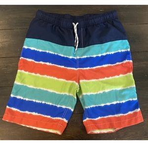 Lands‎ End Boys Large 14 / 16 Huskey swim trunks • swim suit • Bathing suit
